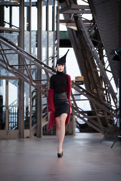 Unconventional Catwalk Took Over Paris The Phenomenal Success of Jessia Minh Anhs Autumn Fashion Show Atop the Eiffel Tower
